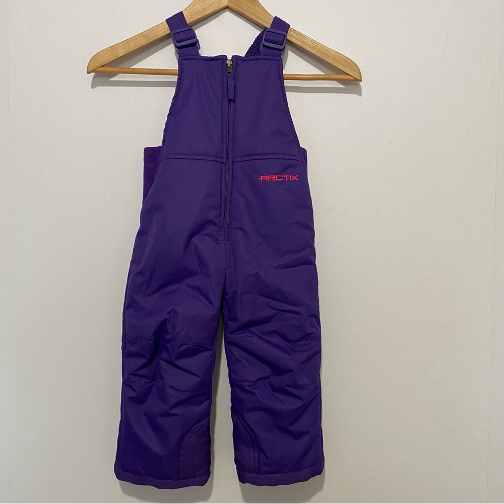 Arctix Toddler‎ Snow Bib Overalls 3T Purple Insulated Waterproof Winter